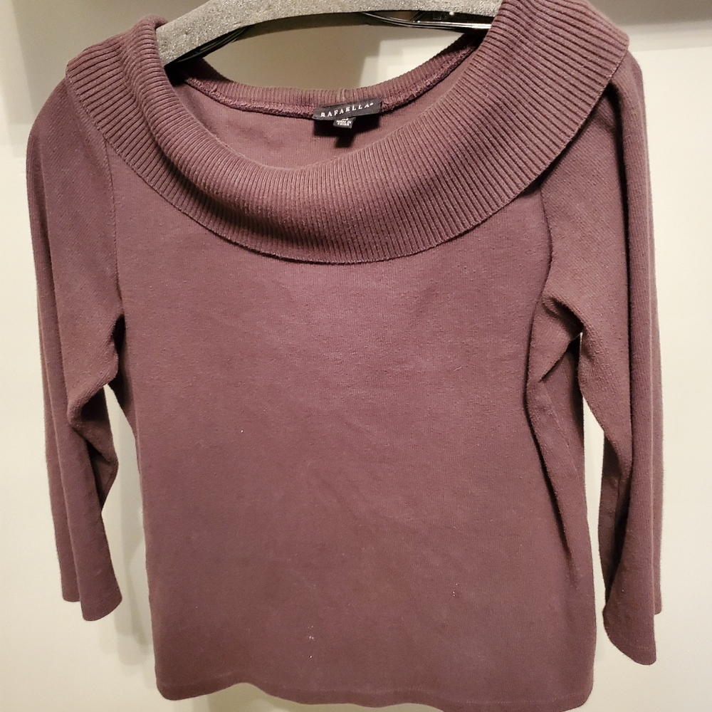 Rafaella cowl neck sweater